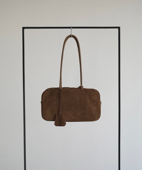 SUEDE SHOULDER BOSTON BAG