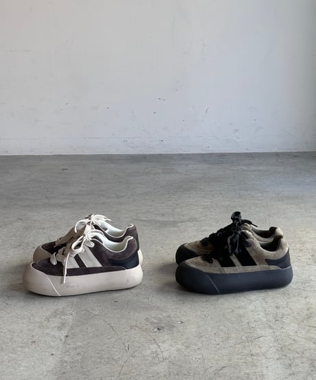 THICK LINE PLATFORM SNEAKERS /2color
