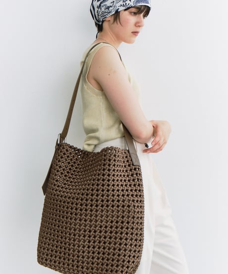 ONE HANDLE MESH BAG / 2color