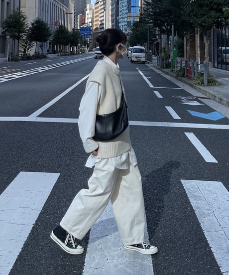 LEATHER SHOULDER BAG / 3color