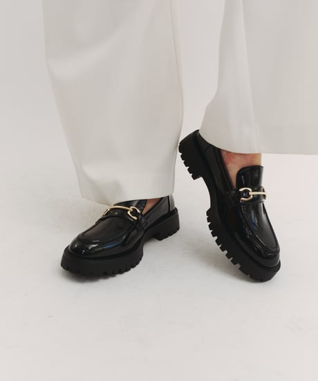 PLATFORM BIT LOAFER/2color