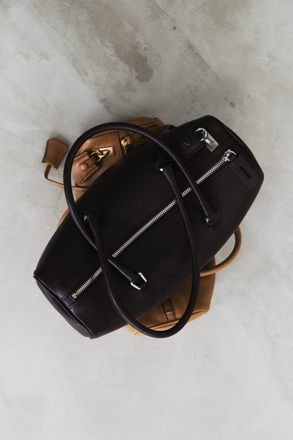 LEATHER BOSTON / 2color | JISTORY