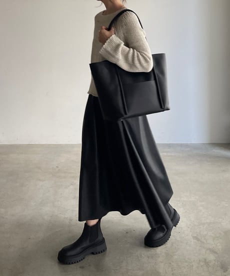 LEATHER CHELSEA BOOTS / 3color