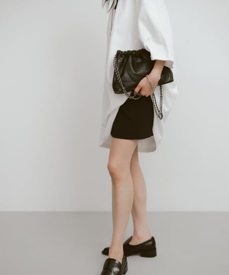 CHAIN SHOULDER WRINKLE BAG