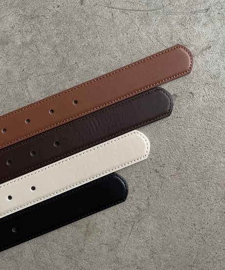 LEATHER BELT / 4color