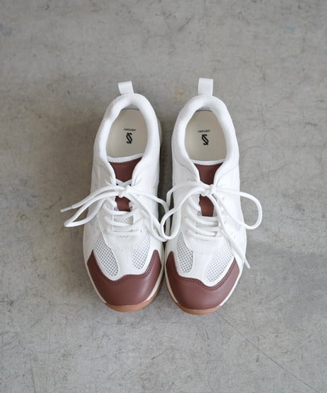 MESH JAGGED SOLE SNEAKERS / 2color