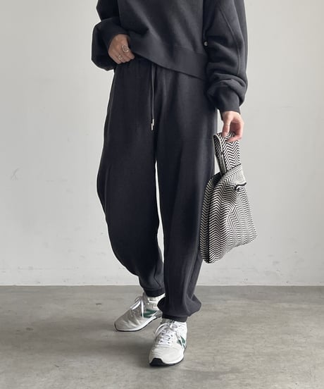 HERRINGBONE KNIT MINI BAG / 2color