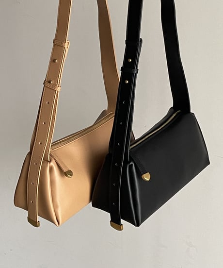 LEATHER ONE SHOULDER BAG/2color
