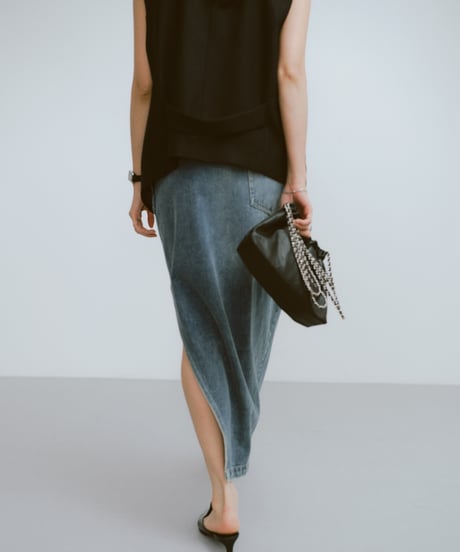 CHAIN SHOULDER WRINKLE BAG