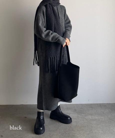 ONE HANDLE SUEDE BAG / 5color