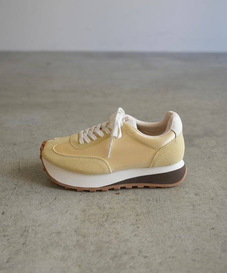 THICK SOLE RUNNING SNEAKERS / 2color