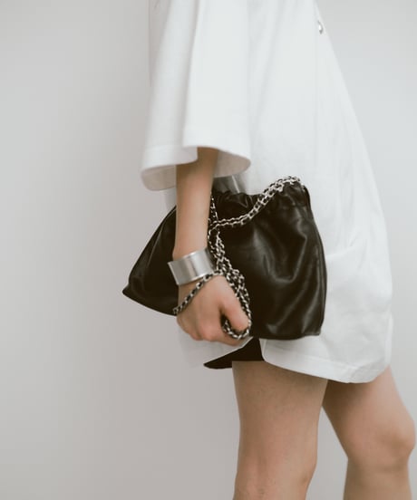 CHAIN SHOULDER WRINKLE BAG