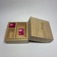 宝石箱型お裁縫箱　ピンク系