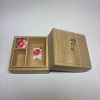 宝石箱型お裁縫箱　白系