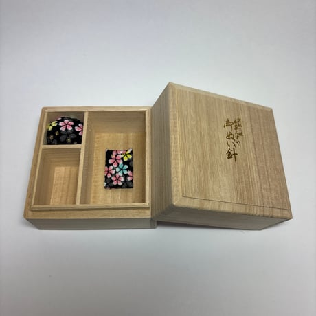 宝石箱型お裁縫箱　黒系