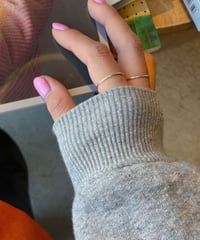 Everyday ring " Gold & Silver