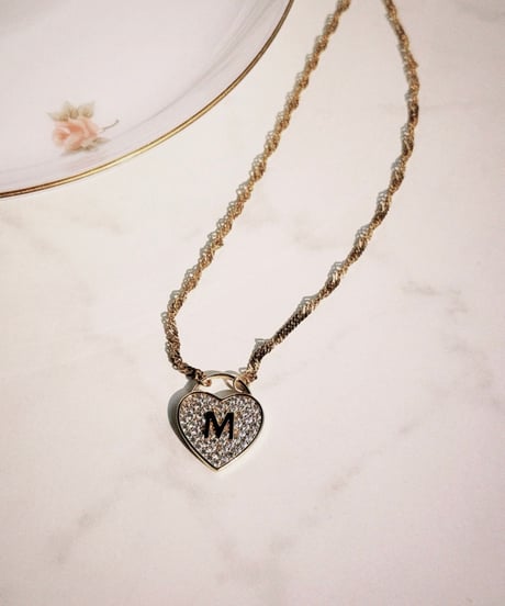 Love padlock initial