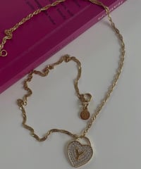 Love padlock initial