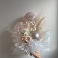 white × pink princess arrange