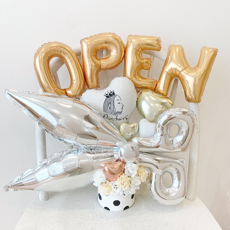 ハサミバルーンアレンジ | abuku balloon