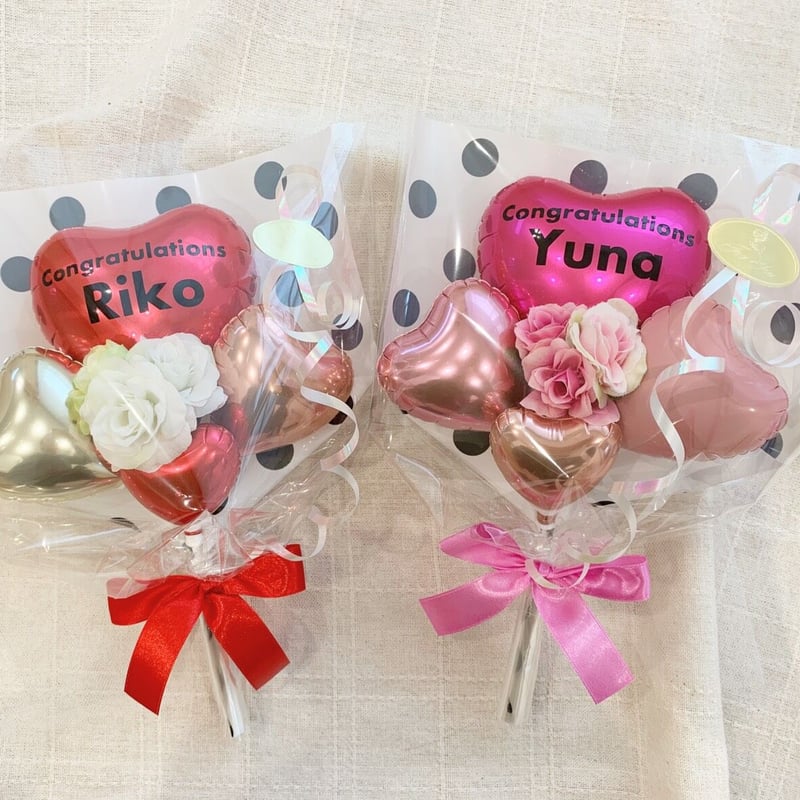 バルーンブーケ モノトーンハート バルーンブーケ | cotti_ STORE