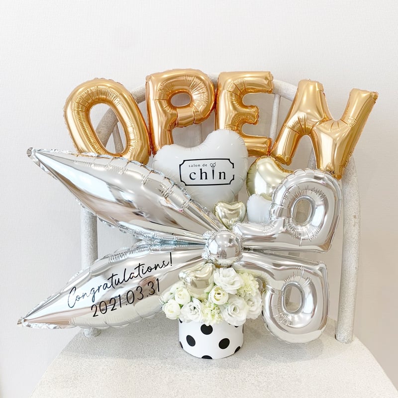 ハサミバルーンアレンジ | abuku balloon