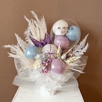 big fluffy arrange with "orizuru"
