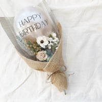 "botanical & natural " グレージュブーケ