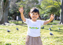 海峡レモン キッズ波レモンTシャツ（シルクスクリーン）