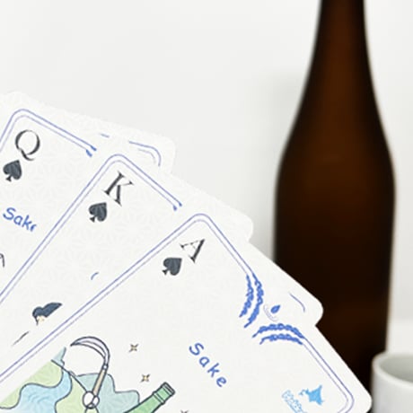 Sake Playing Cards [with gift bag]
