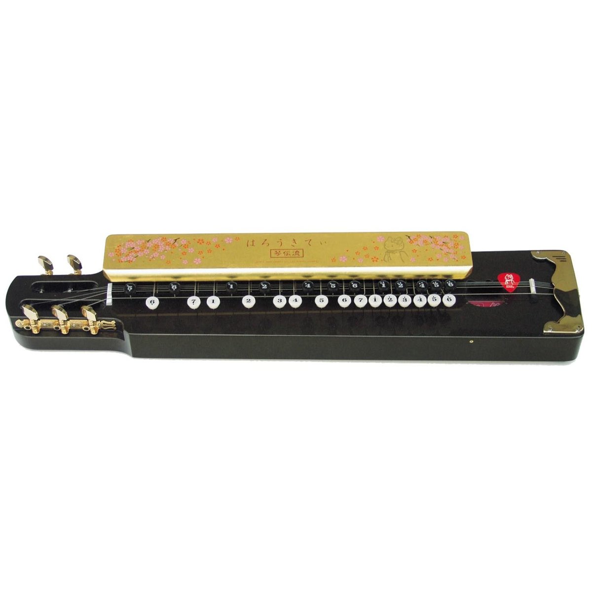 サンリオ　ご当地キティ　根付け　ストラップ　ハローキティ　大正琴　琴伝流 琴伝流オリジナルハローキティ根付（100周年） | 琴伝流ストア