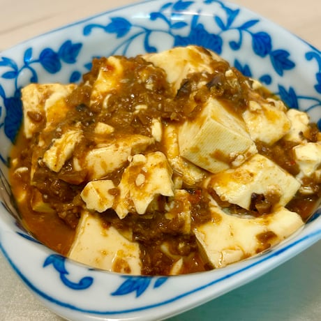 そら豆プロテインミートの四川風麻婆ソース