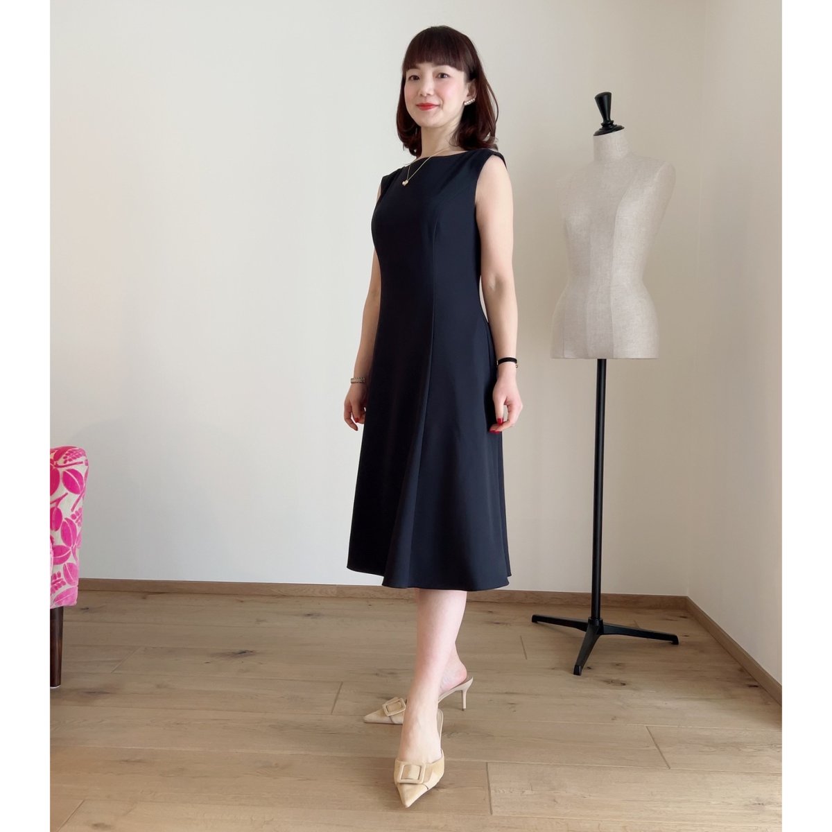 ボートネックワンピース | Magnolia collection ボートネックワンピース | Magnolia collection