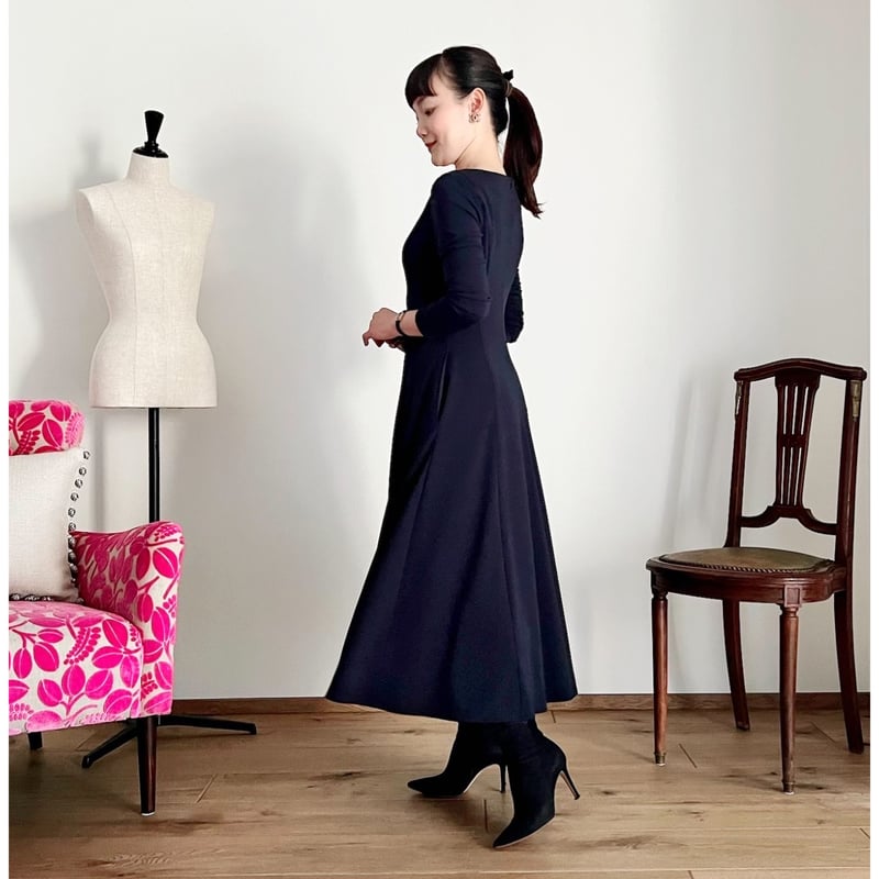 ジャージー長袖ワンピース | Magnolia collection