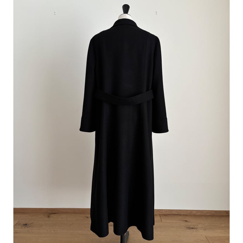 某有名メーカー品、最高級厚手カシミヤ毛100%フーディ、リバーシブルロングコート 某有名メーカー品、最高級厚手カシミヤ毛100%フーディ