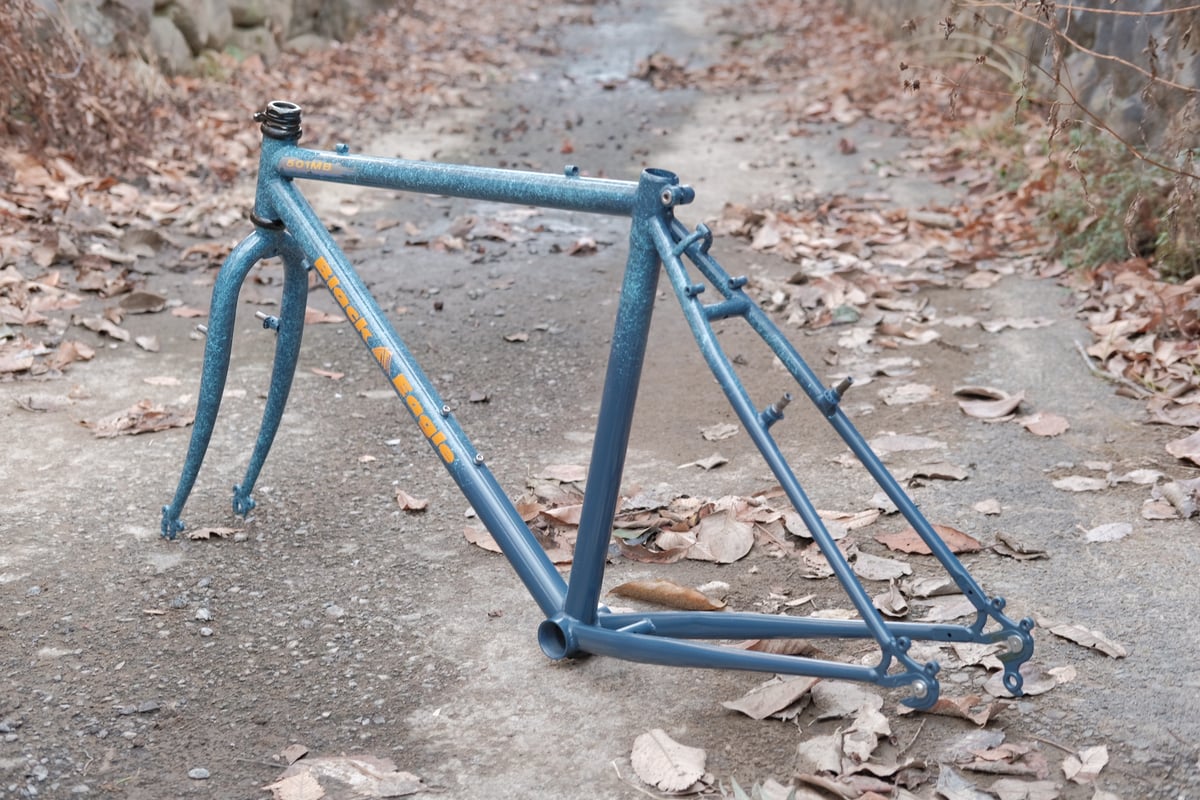 【ジャンク扱い】oldmtb 丸石 Black eagle フレームセット ジャンク扱い】oldmtb 丸石 Black eagle フレームセット