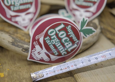 SUPPORT LOCAL ORGANIC FARMERS / STICKER