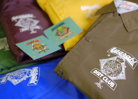 WASABI DIRT CLUB / TRIP DEADSTOCK NYLON COACH JACKET