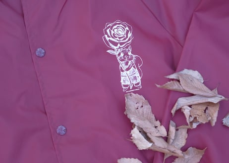 INTO THE WILD / DEADSTOCK NYLON COACH JACKET