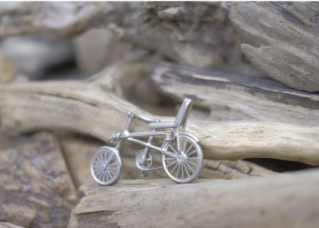 Bicycle brooch