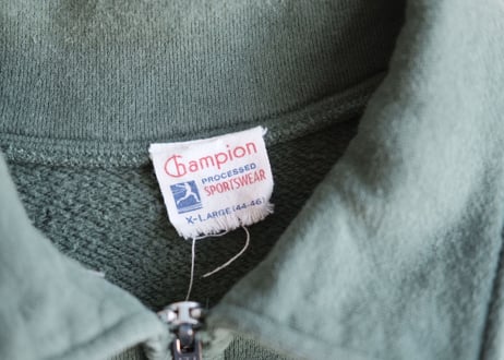 Champion / half zip sweat shirt