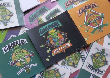 WASABI DIRT CLUB / *HARVEST* STICKER