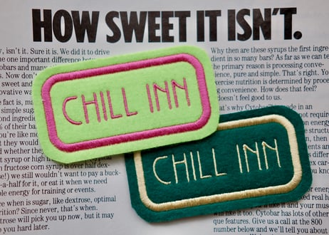 ✴︎CHILL INN✴︎ FELT PATCH