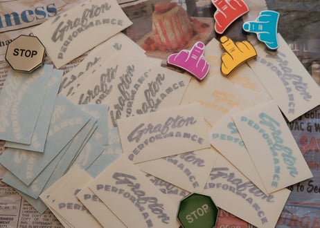 GRAFTON PERFORMANCE / die cut sticker