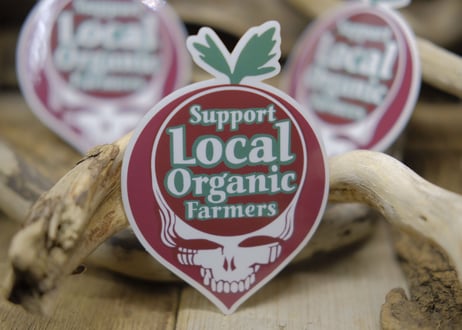 SUPPORT LOCAL ORGANIC FARMERS / STICKER