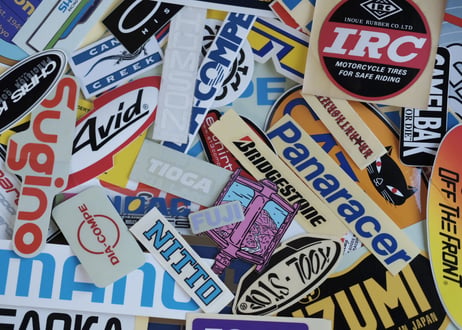 GREAT VALUE BICYCLE STICKER SET