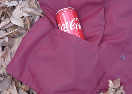 INTO THE WILD / DEADSTOCK NYLON COACH JACKET