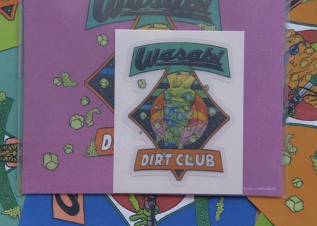 WASABI DIRT CLUB / *HARVEST* STICKER