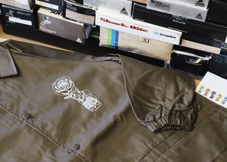 INTO THE WILD / DEADSTOCK NYLON COACH JACKET