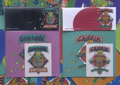 WASABI DIRT CLUB / *HARVEST* STICKER